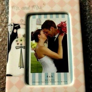 Frame Mr. And Mrs. 4x6 Wedding Picture Frame By Russ Anniversary Gift